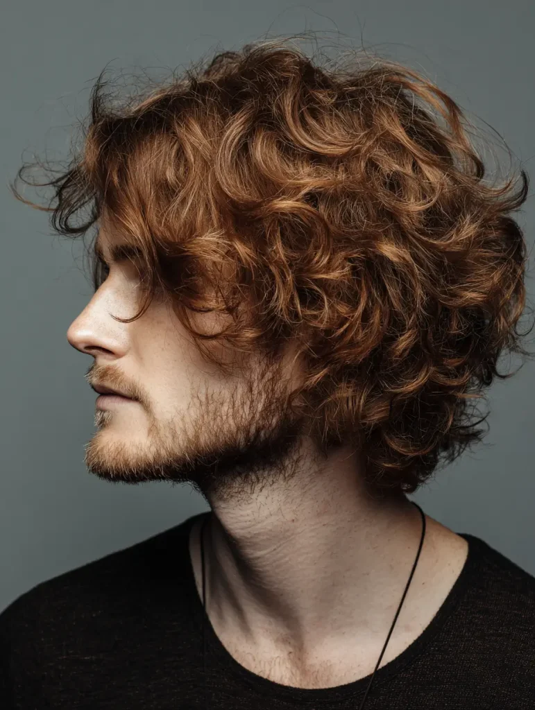 Short Wavy Wolf Cut