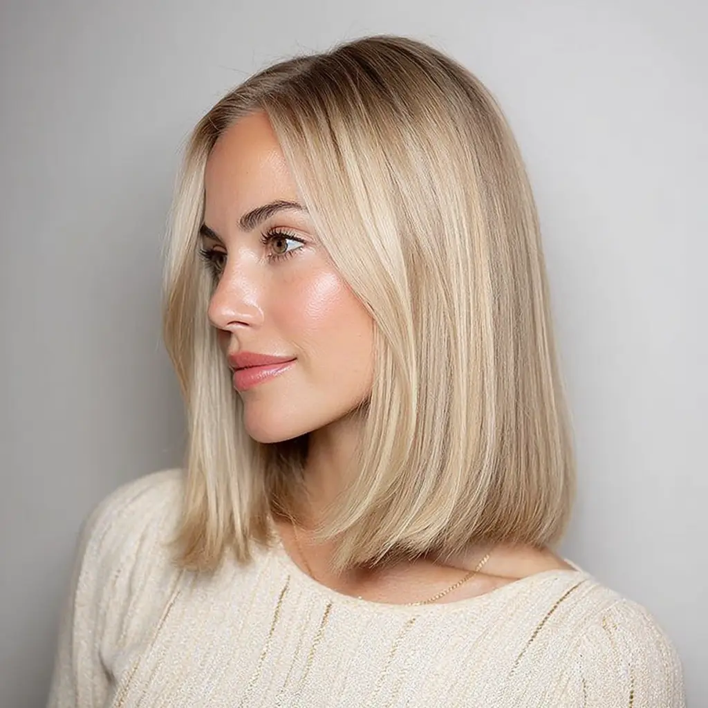 Shoulder-Length Blunt Cut