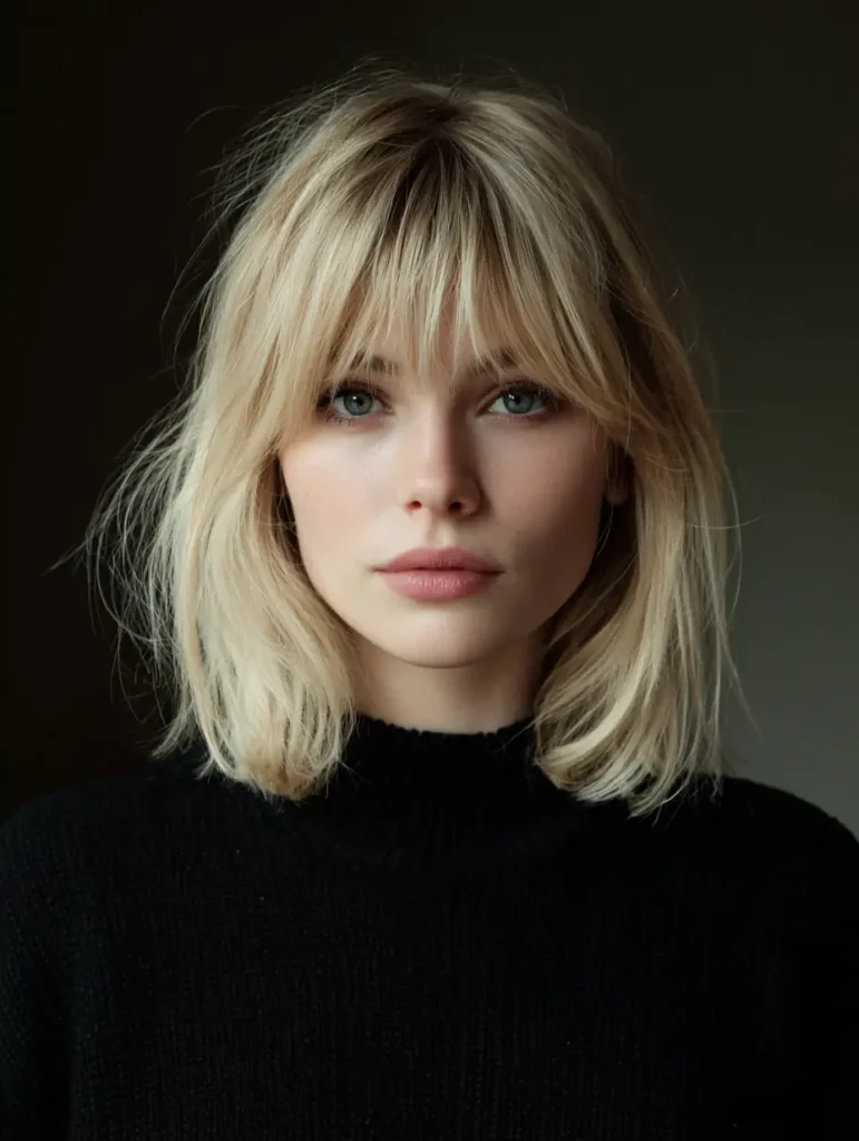 Shoulder-Length Blunt Cut