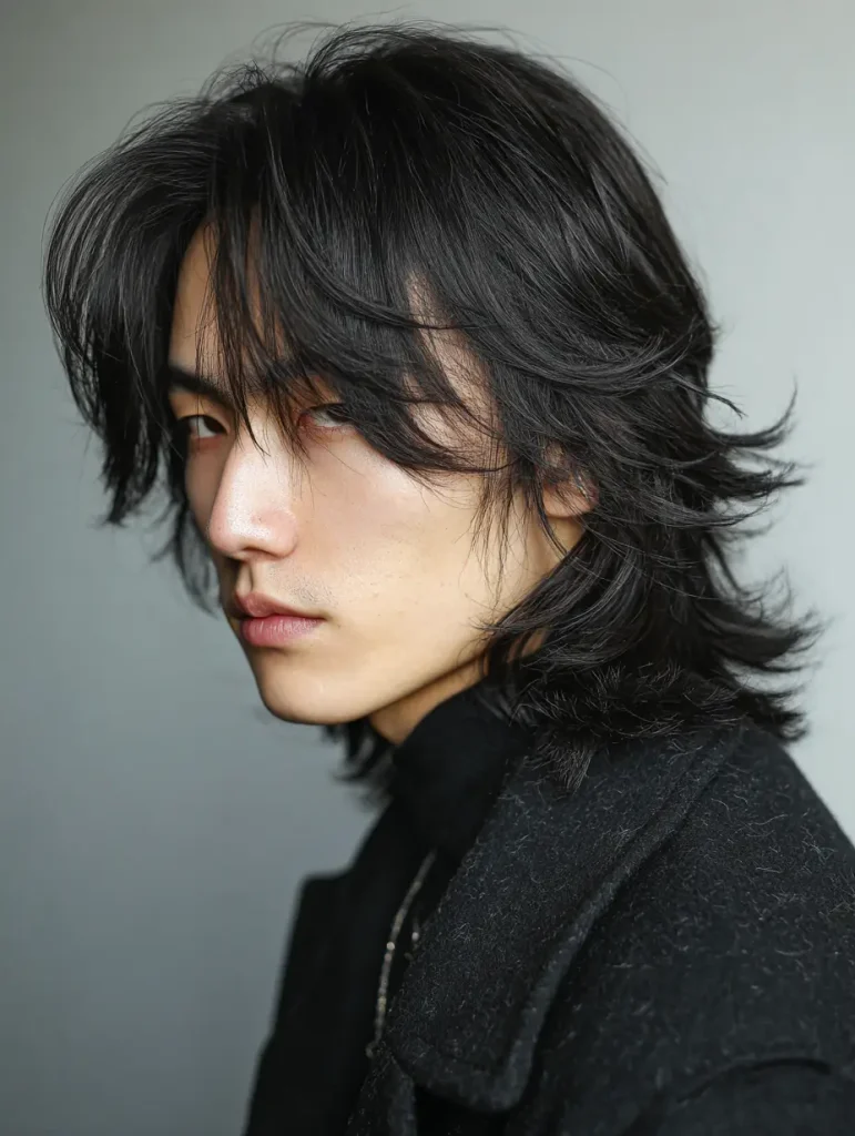 Shoulder-Length Soft Wolf Cut — Korean Wolf Cut