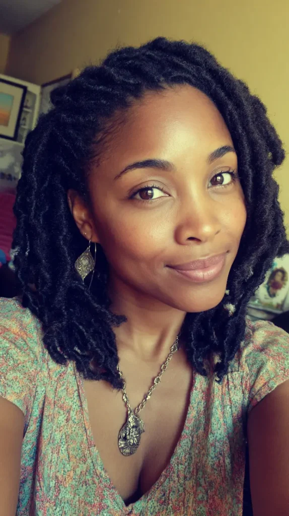 Shoulder-Length Two Strand Locs
