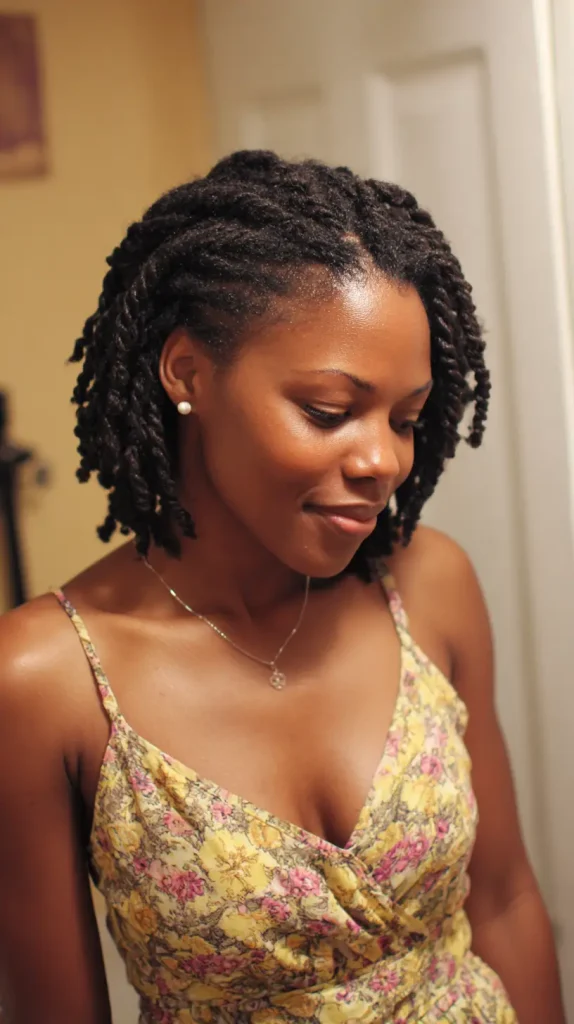  Shoulder-Length Two Strand Twists