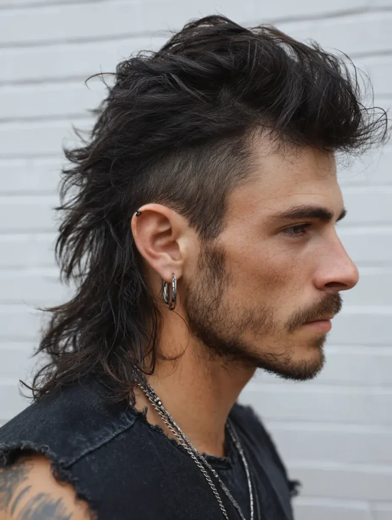 Skin Fade Mullet