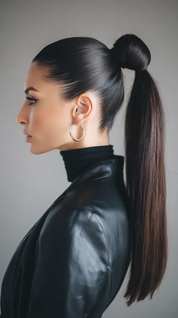 Sleek Bubble Ponytail