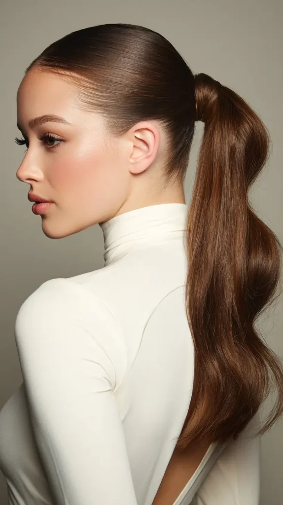  Sleek Bubble Ponytail
