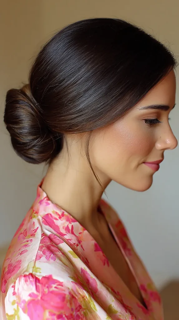 Sleek Low Bun