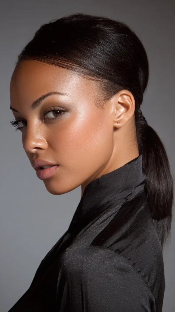Sleek Side Ponytail
