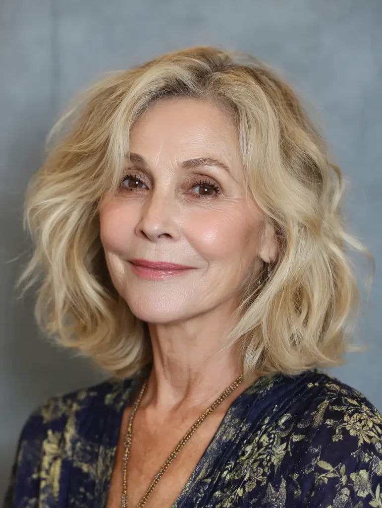 Soft Shoulder-Length Waves