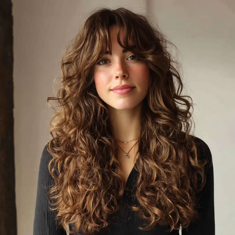 16 Long Layered Curly Hair Face Framing