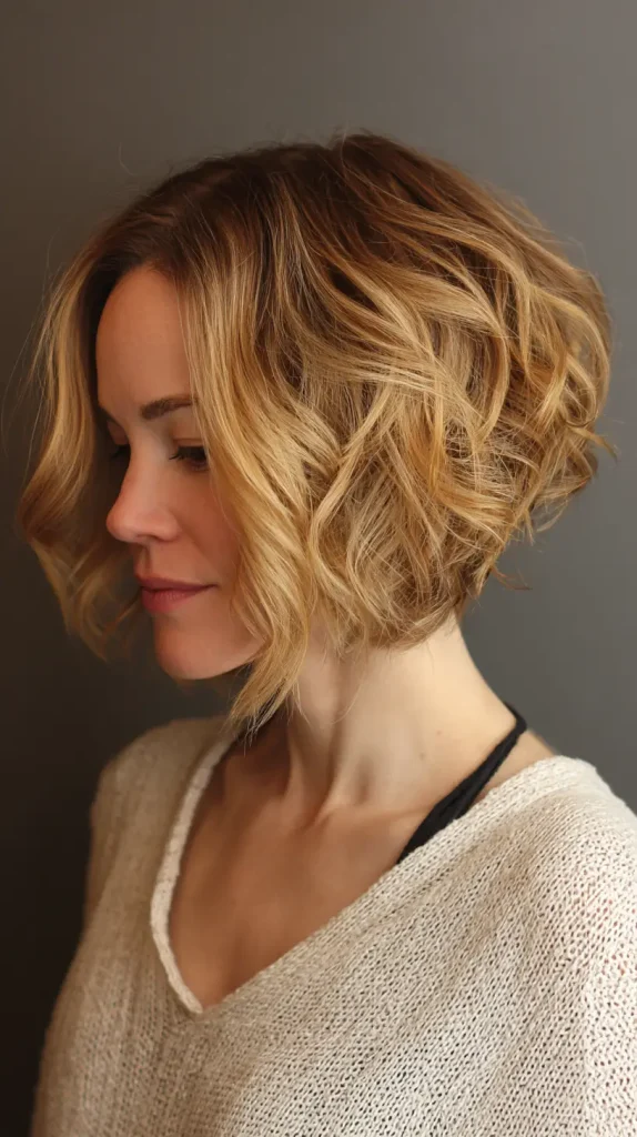 Textured Inverted Bob