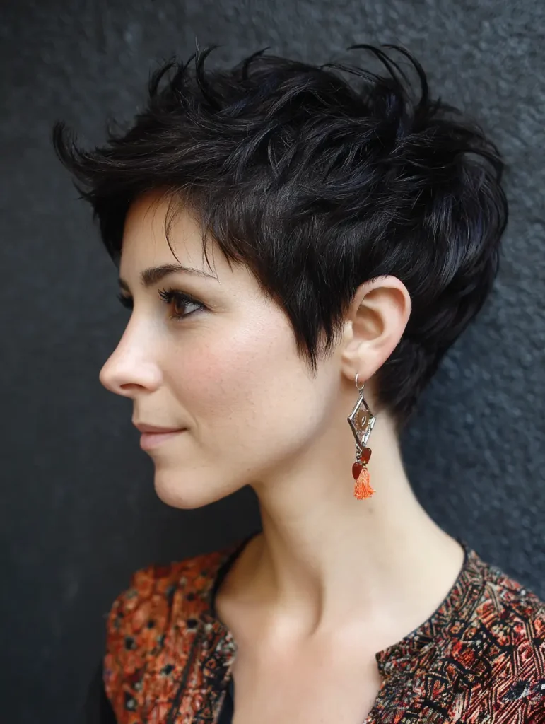 Textured Pixie Cut