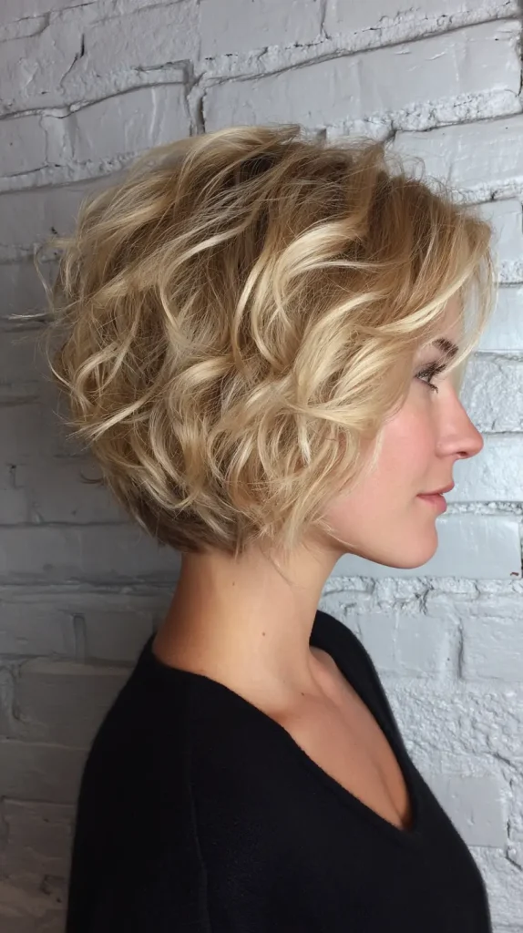  Textured and Tousled Bob