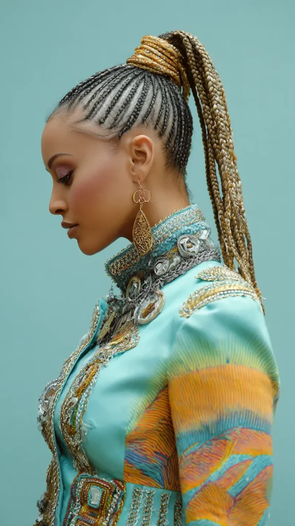  Tribal Braids Ponytail