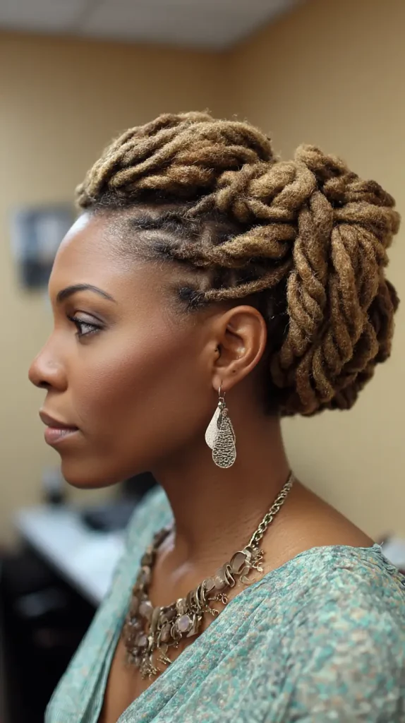 Twisted Crown Updo