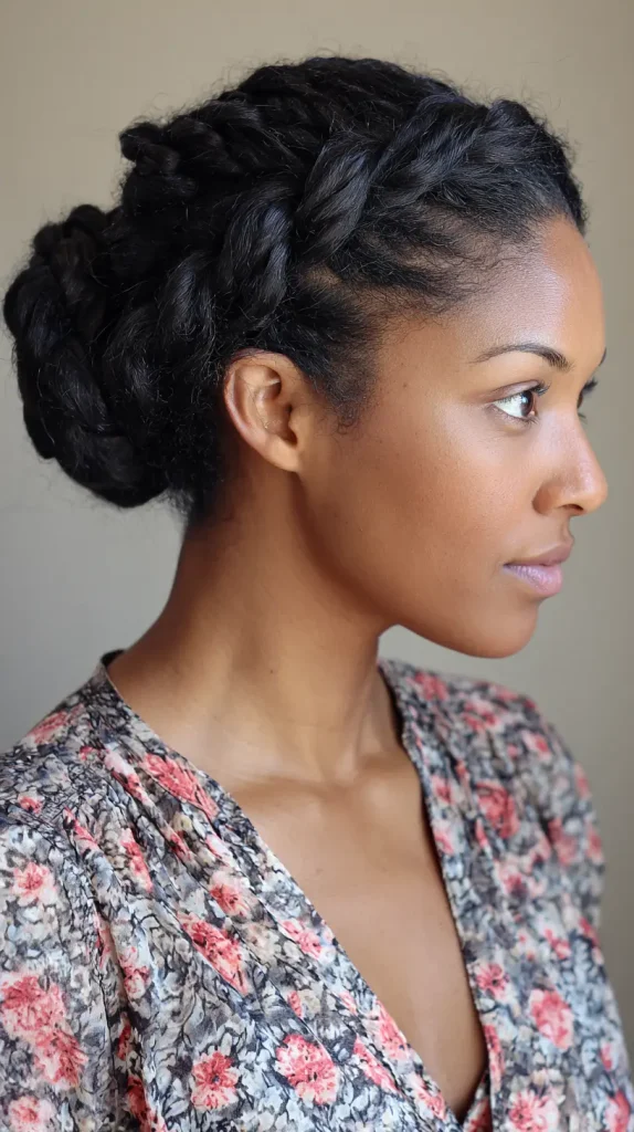 Twists into a Bun or Updo
