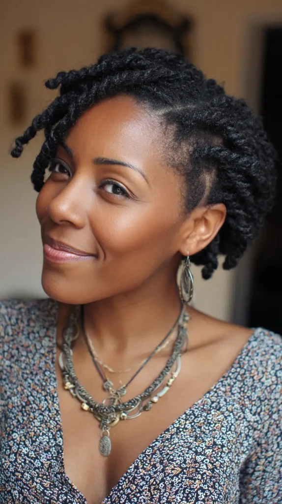 Twists on Short Natural Hair