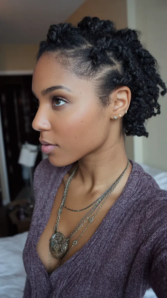 Twists on Short Natural Hair