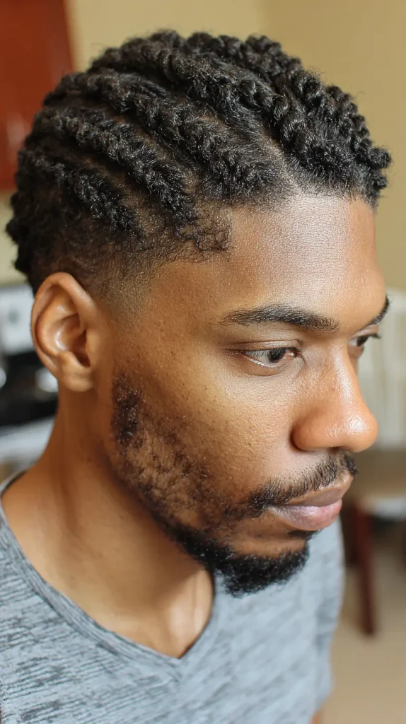 Two Strand Twists with Fade