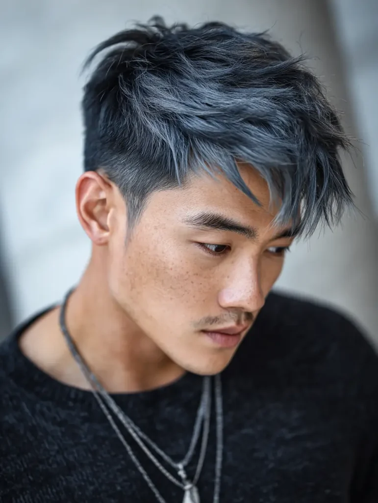 Two-Tone Colored Wolf Cut