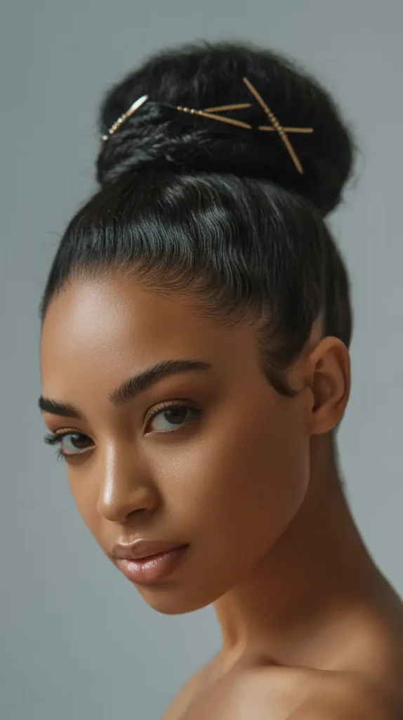 Updo bun