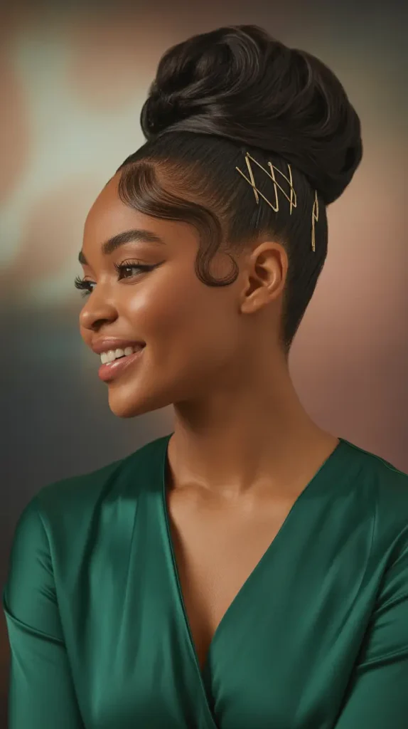 Updo with Extensions