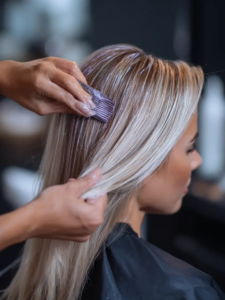 Use a Toner or Purple Shampoo