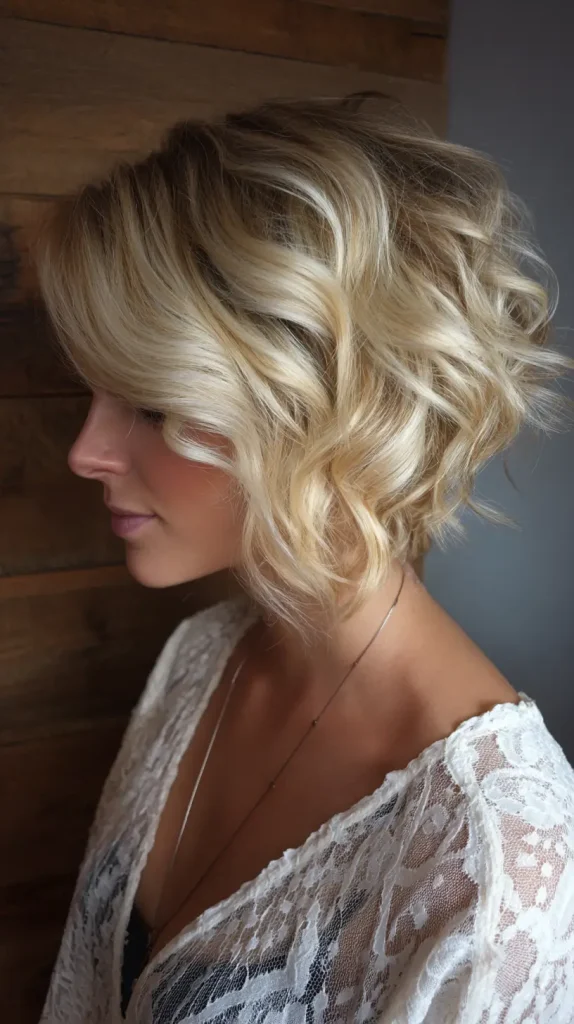  Wavy Inverted Bob