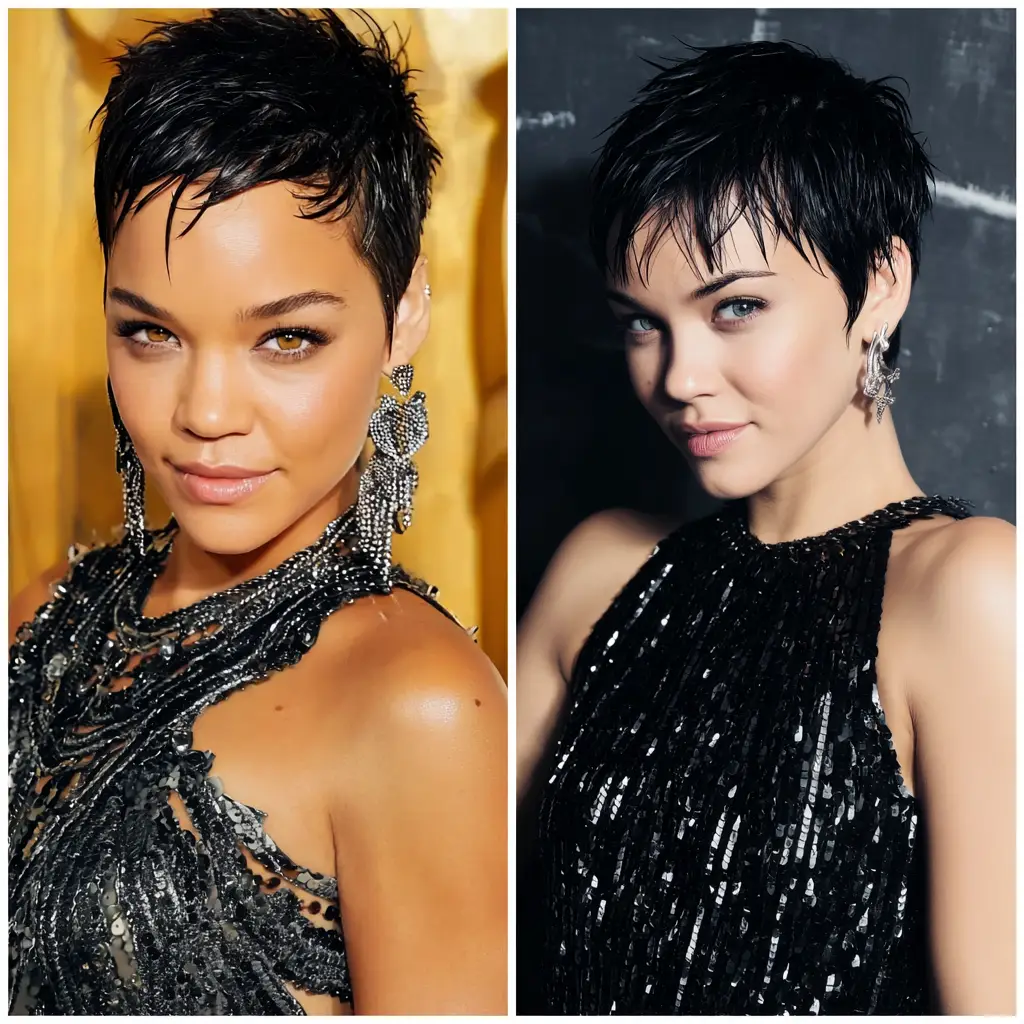Wet Look Pixie
