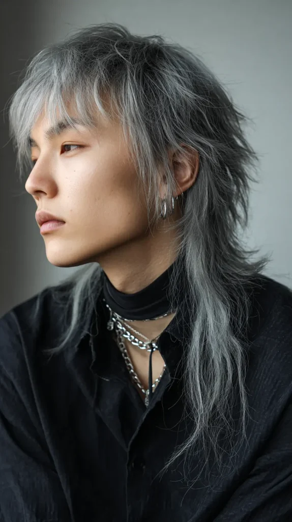 Ash Gray or Pastel Dyed Mullet