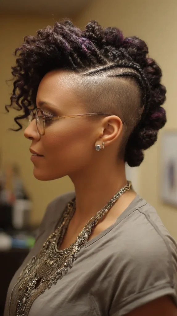 Bantu Knot Mohawk