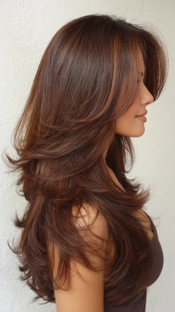  Blended Layers for Thick Hair