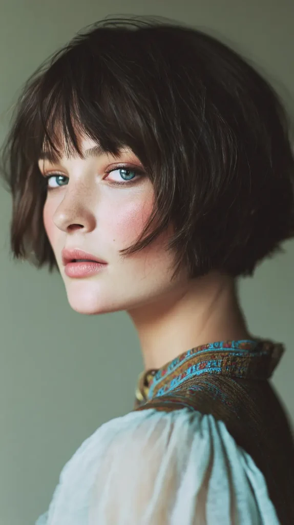 Blunt Choppy Bob