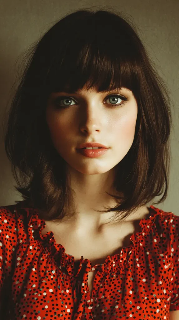 Blunt Side Bangs