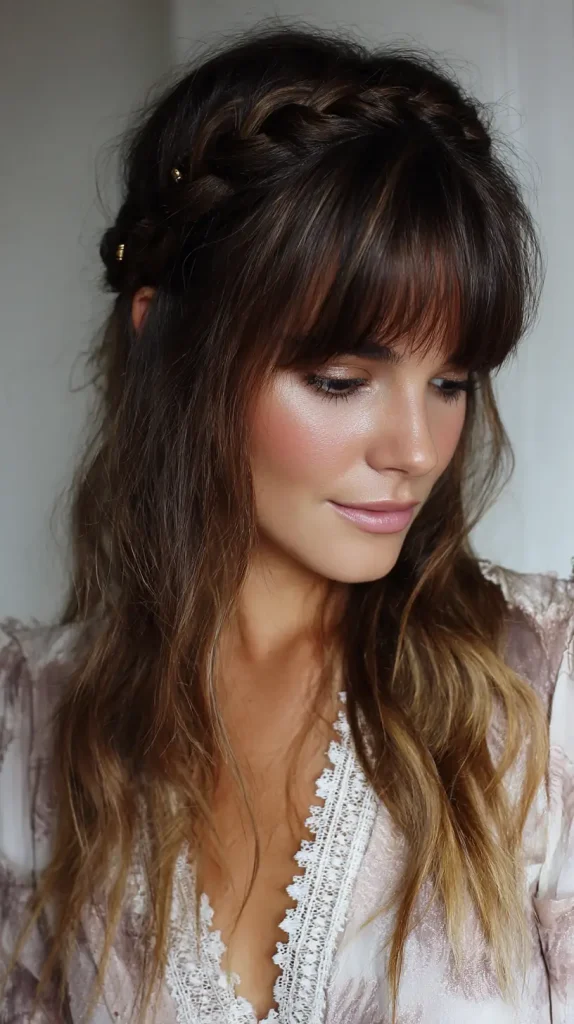 Braided Bangs with Side Clips