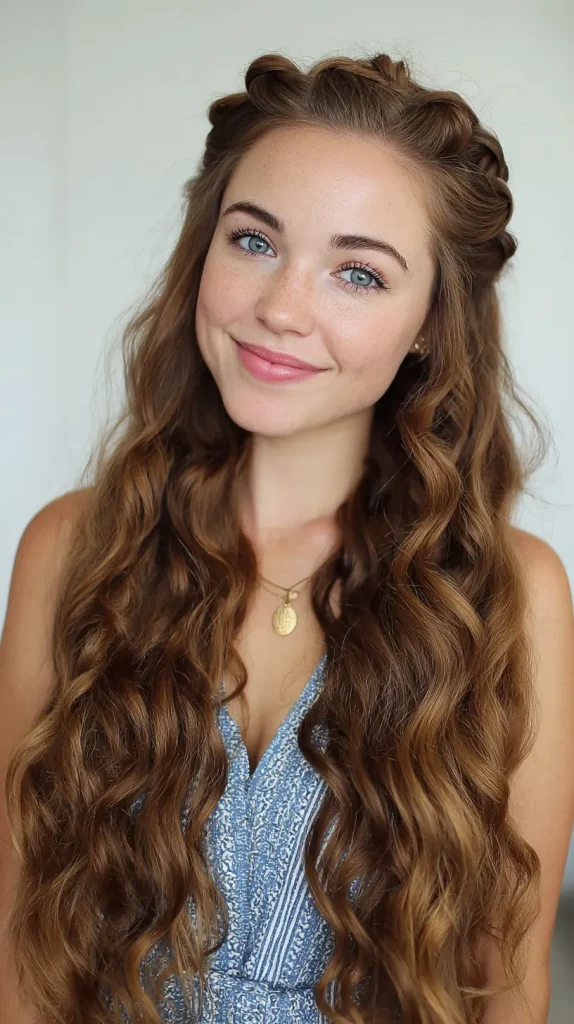 Braided Heatless Sock Waves 