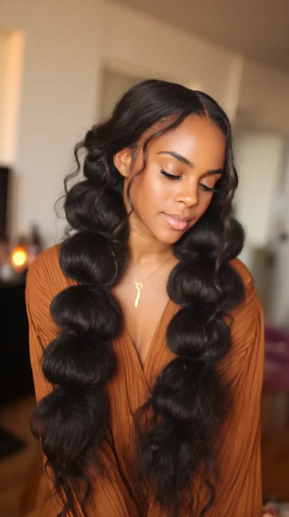 Bubble Braids – heatless waves
