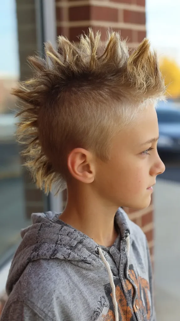  Burst Fade Mohawk