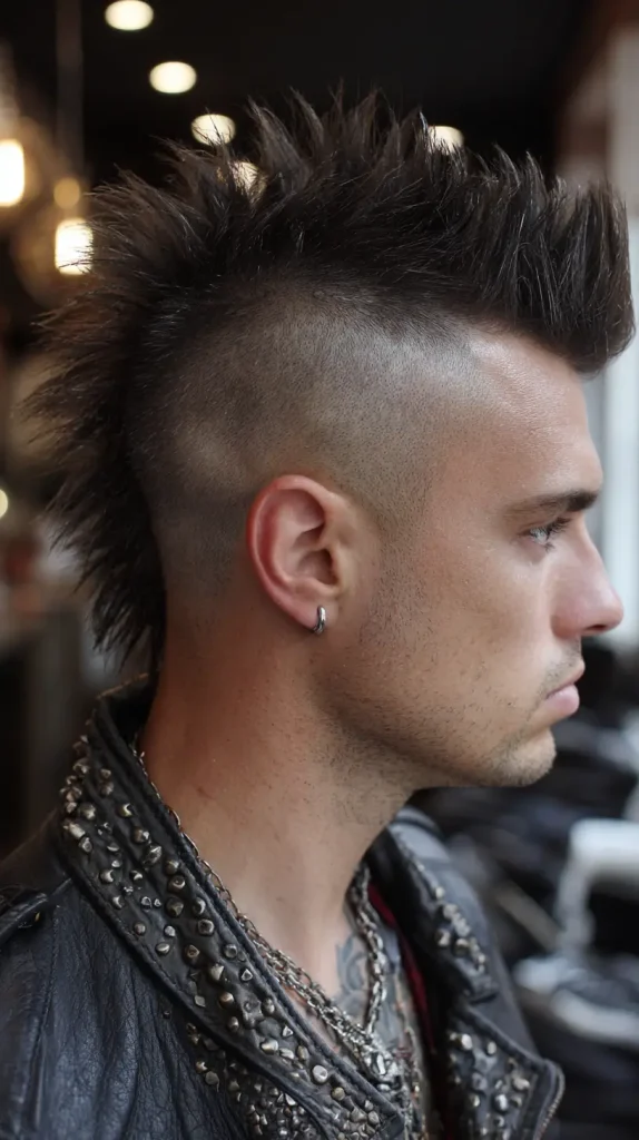 Burst Fade Mohawk