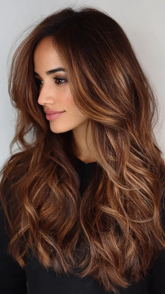Caramel Highlights with Chestnut Undertones