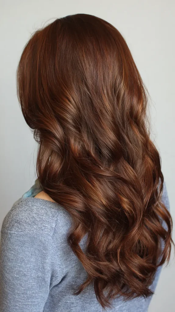 Chestnut Brown with Auburn Undertones