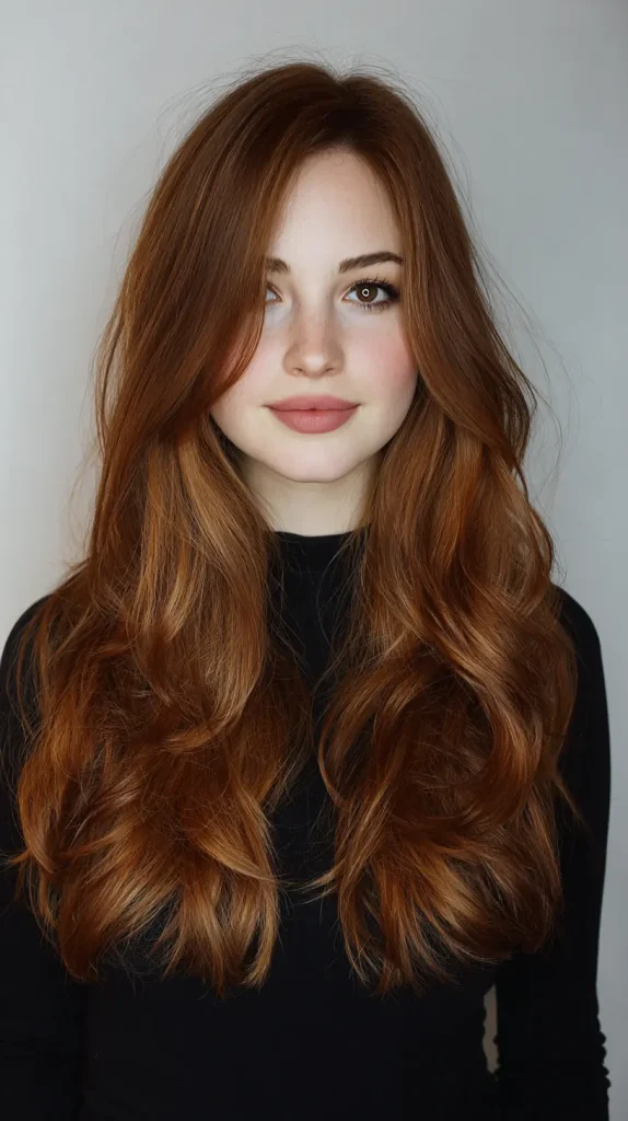 Chestnut Brown with Face-Framing Pieces
