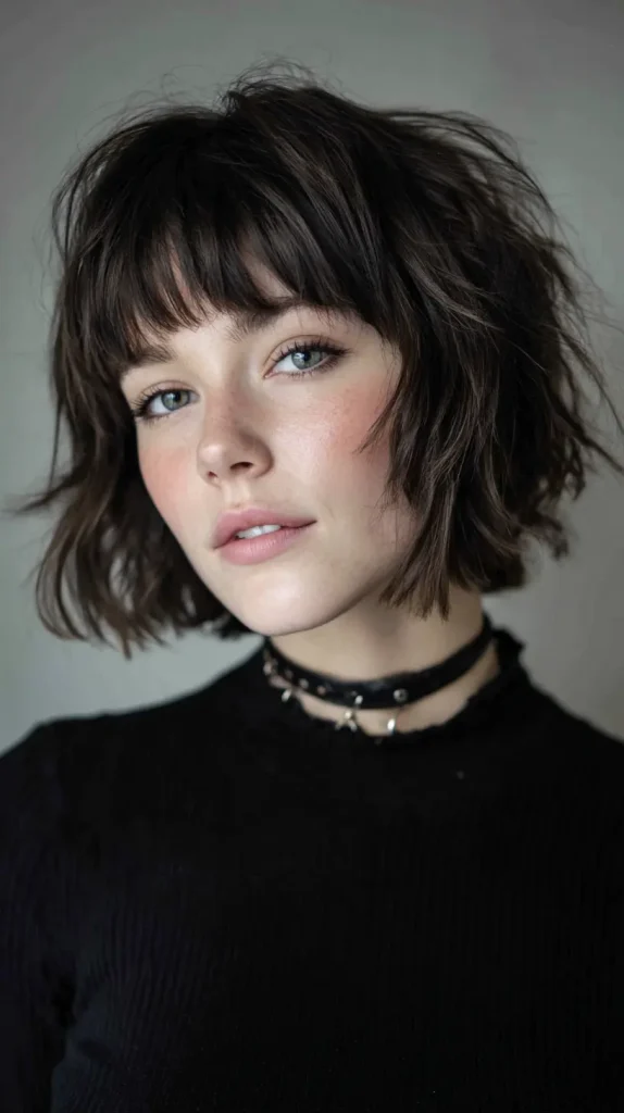 Choppy Bob with Micro Bangs
