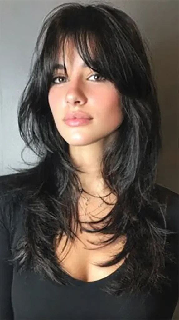  Choppy Layers with Side Bangs