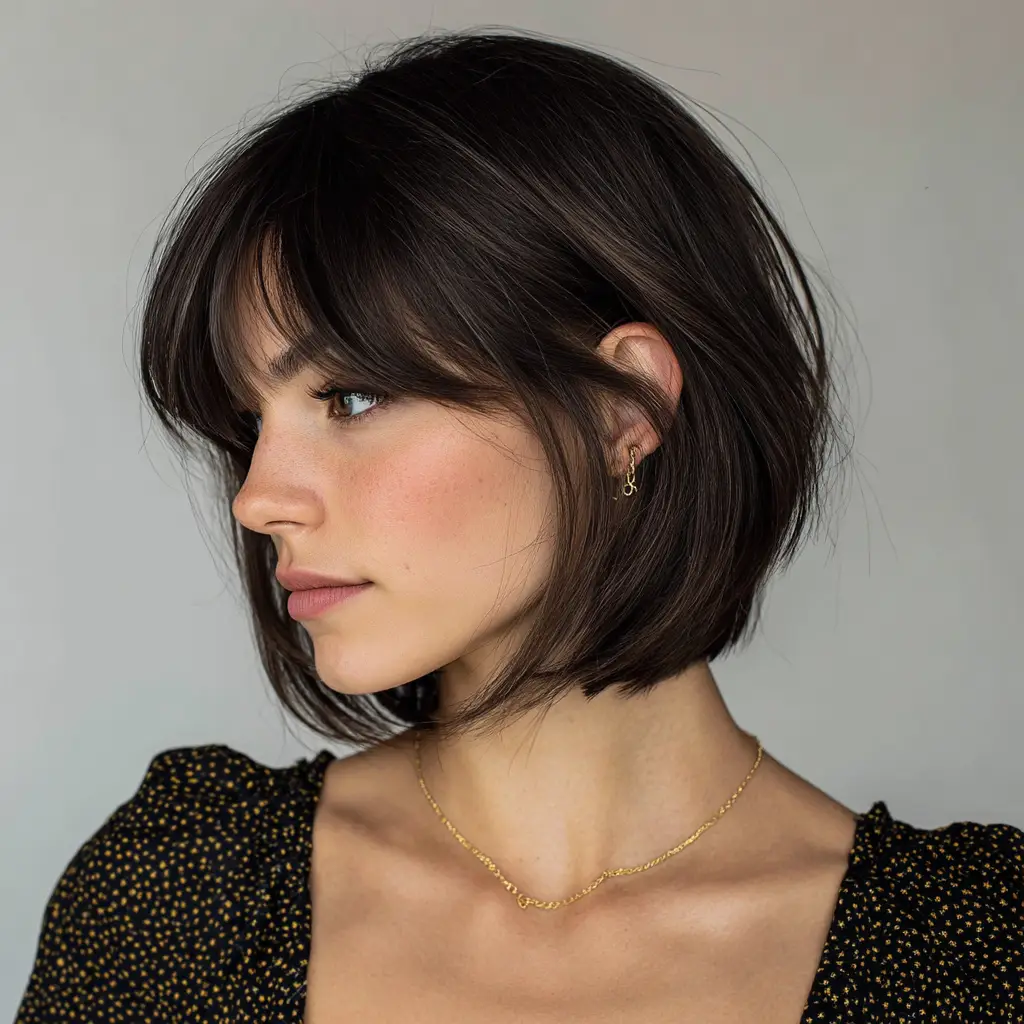 Classic Bob with Side Bangs