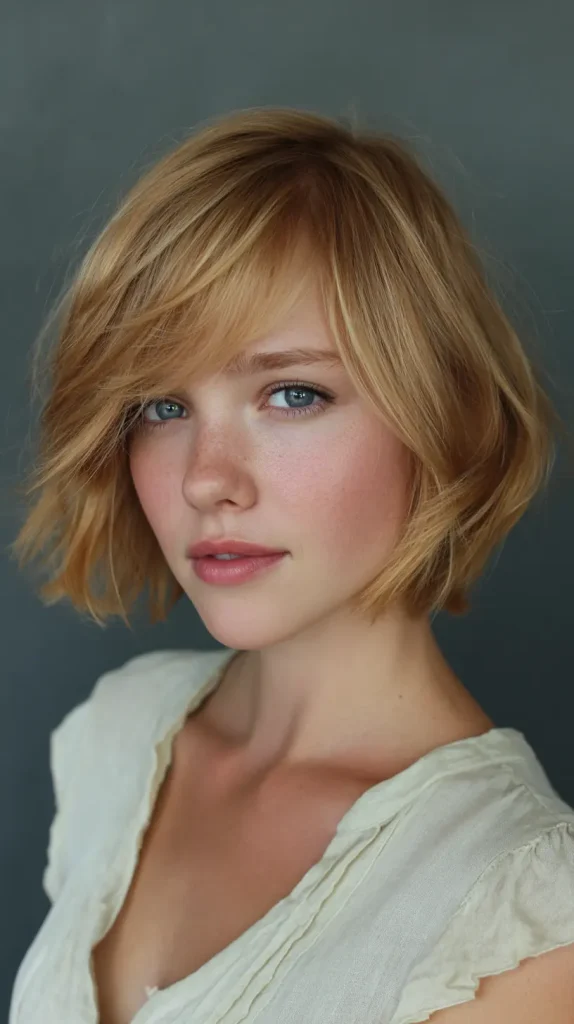 Classic Choppy Bob for Fine Hair