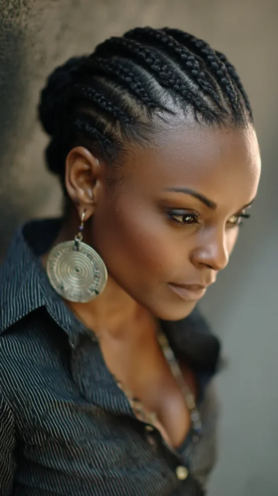 Classic Cornrows Straight Back