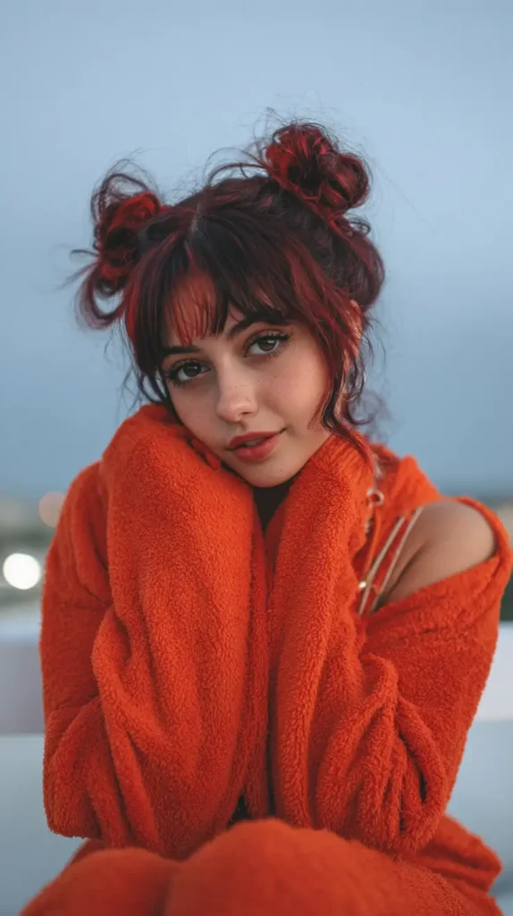Classic Messy Space Buns
