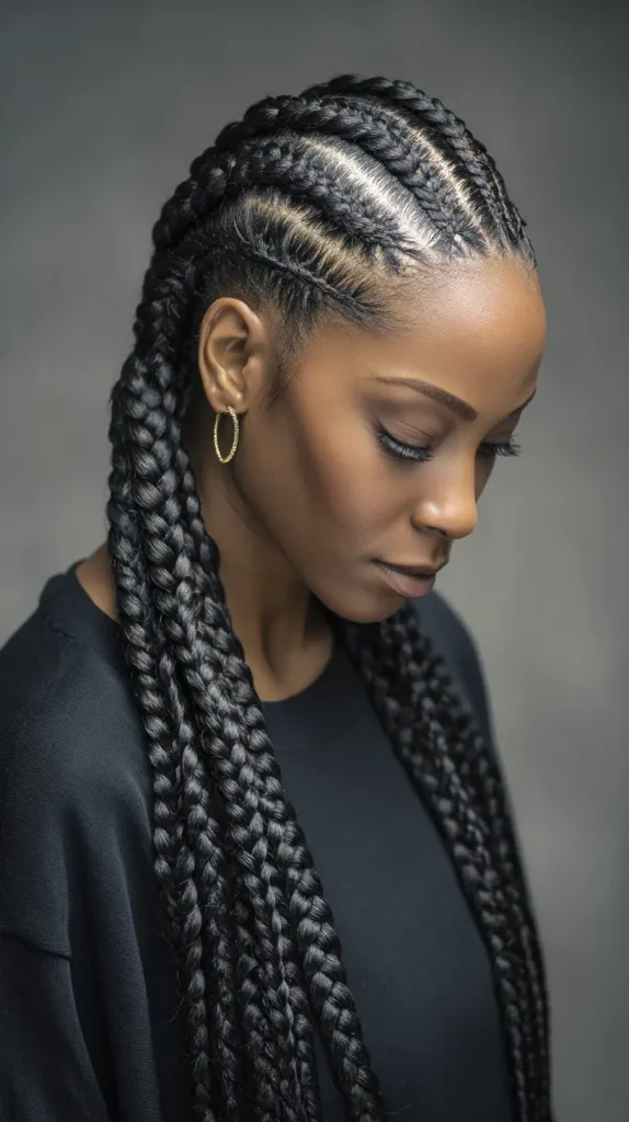 Classic Straight Back Braids