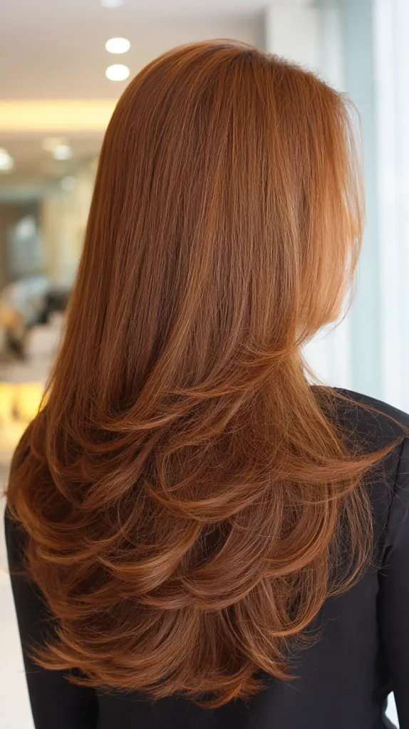 Classic V Cut with Face-Framing Layers