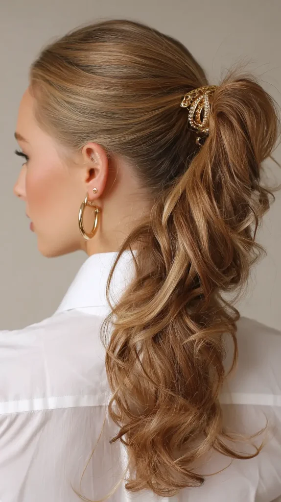 Claw Clip Ponytail